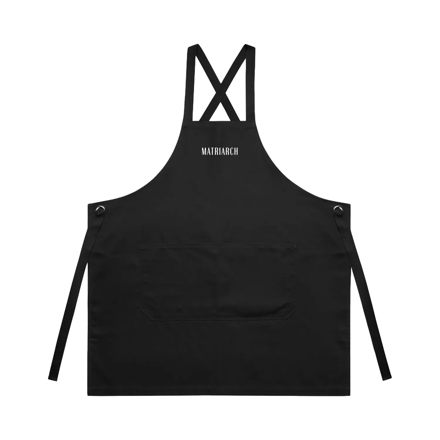 Black front flat lay
