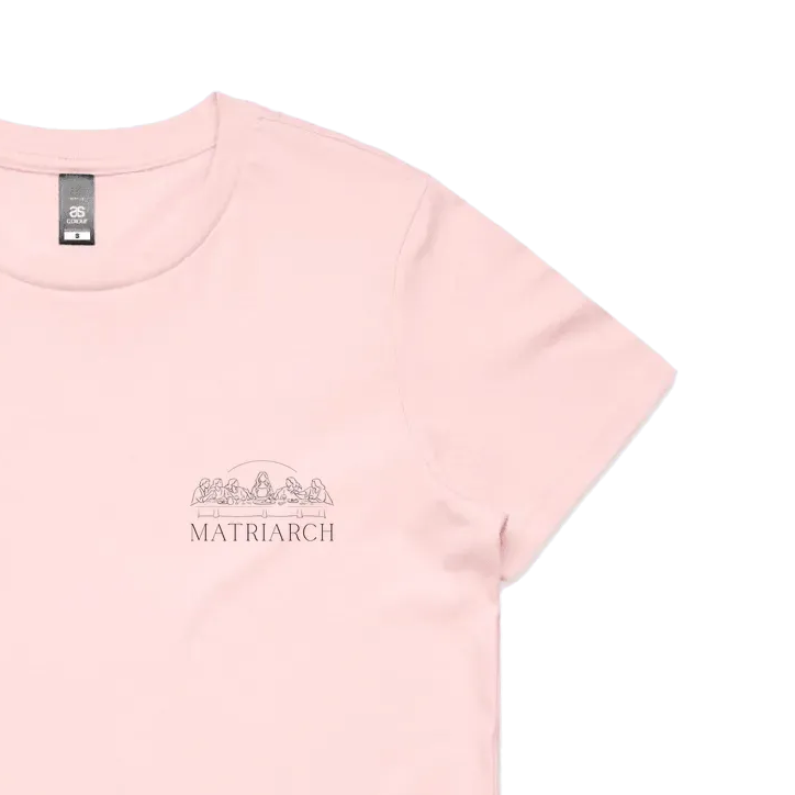 Matriarch Supper - Maple T-Shirt Chest Logo - Slow Table Club