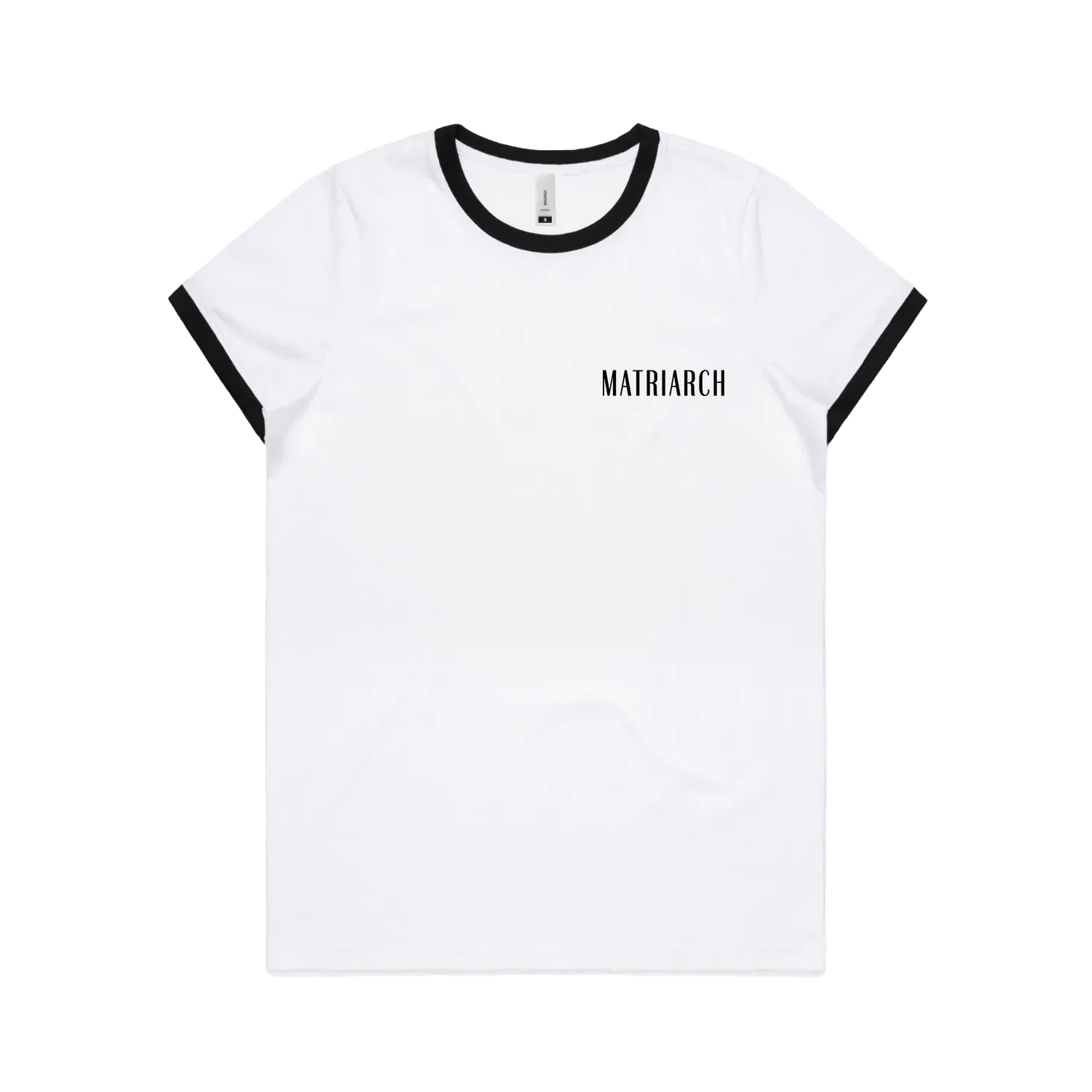White/Black front flat lay