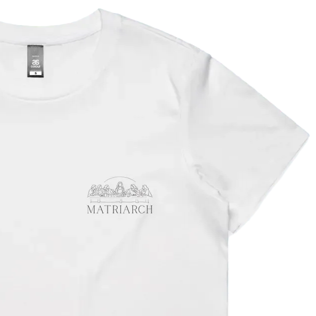 Matriarch Supper - Maple T-Shirt Chest Logo - Slow Table Club