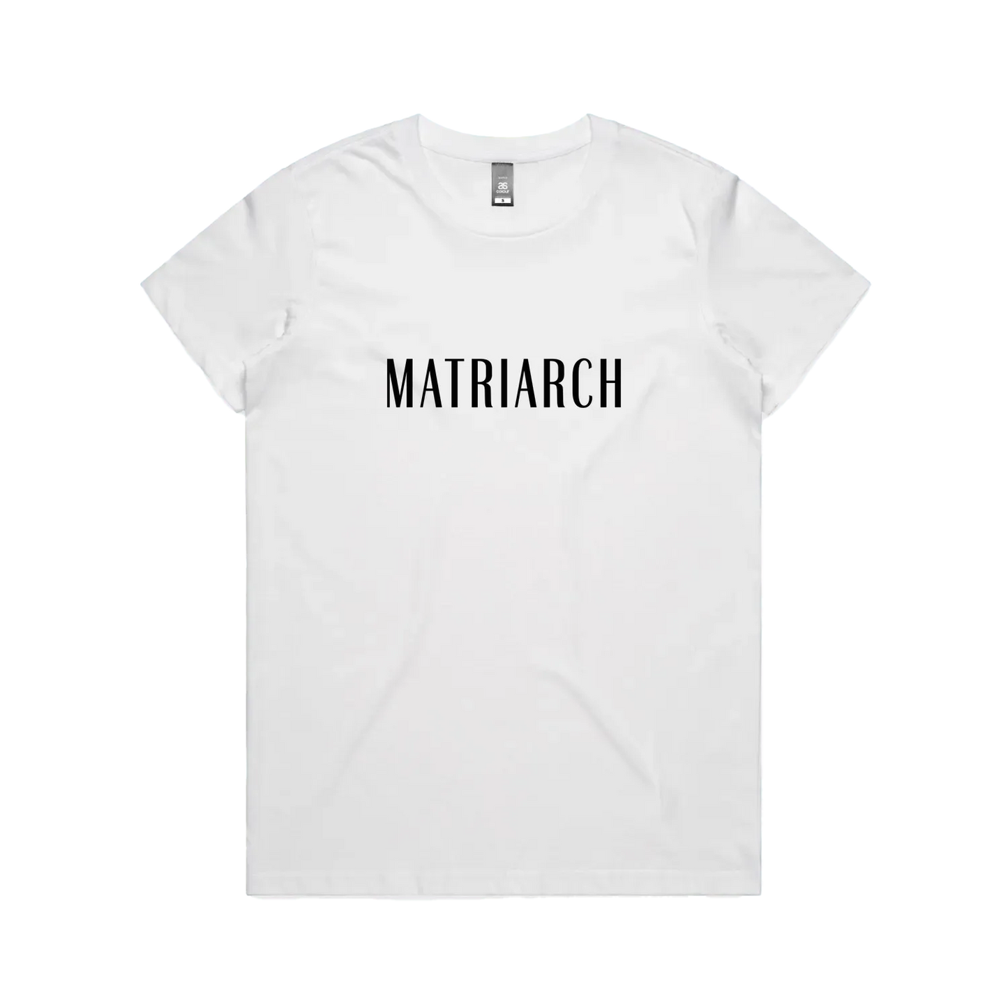 Matriarch Logo Black - Womens Maple T-Shirt - Slow Table Club